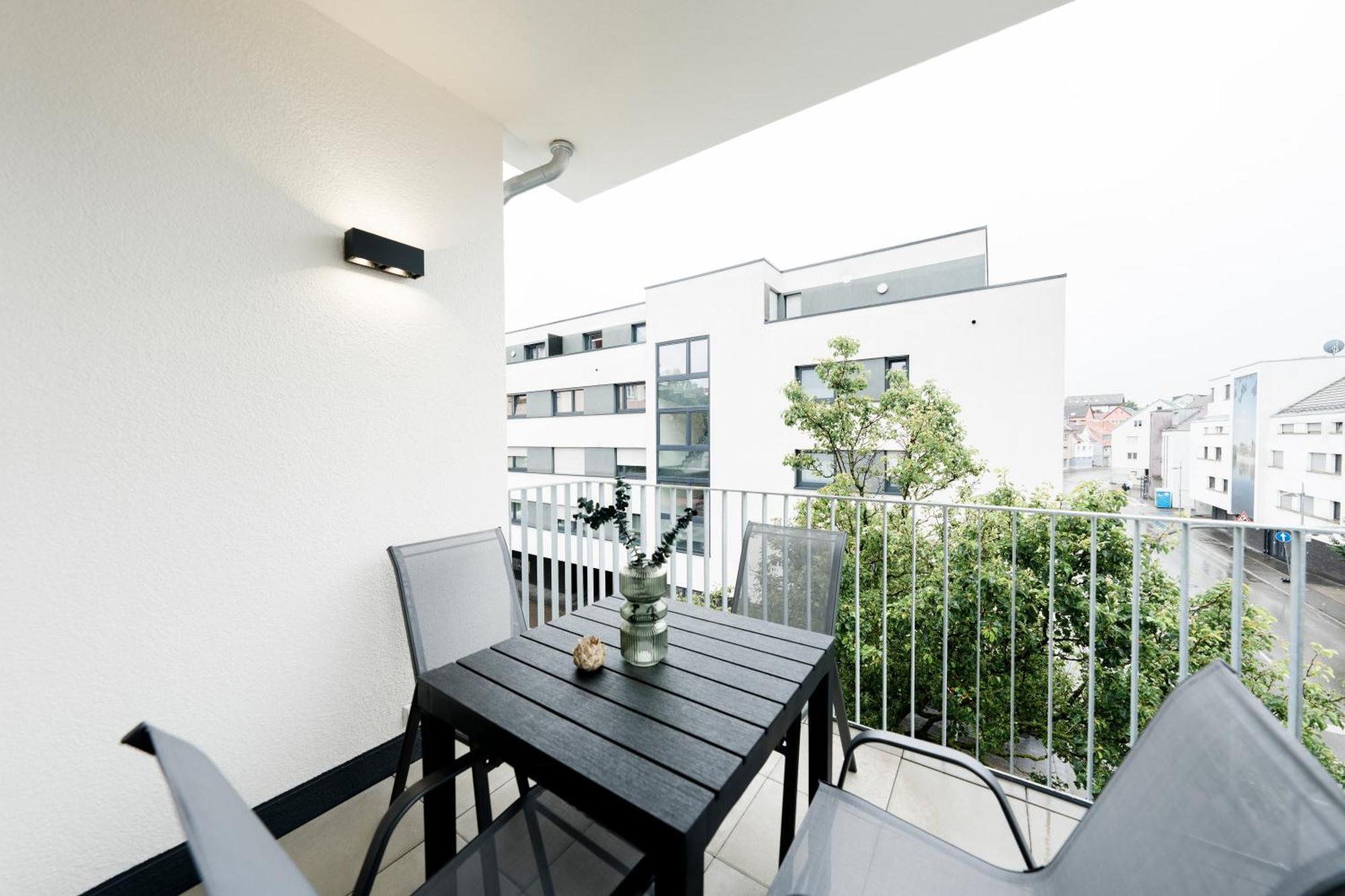 Kocasa-Apartments 02, Design, City-Center Boeblingen, Stellplatz, Balkon, Waipu-Tv Exterior foto
